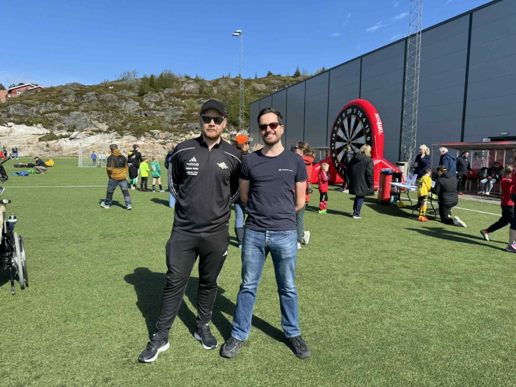 Edvard Aasjord Møkleby og Stian Meland på Altibox cup.