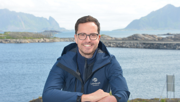 Edvard Aasjord Møkleby i Lofotkraft Bredbånd