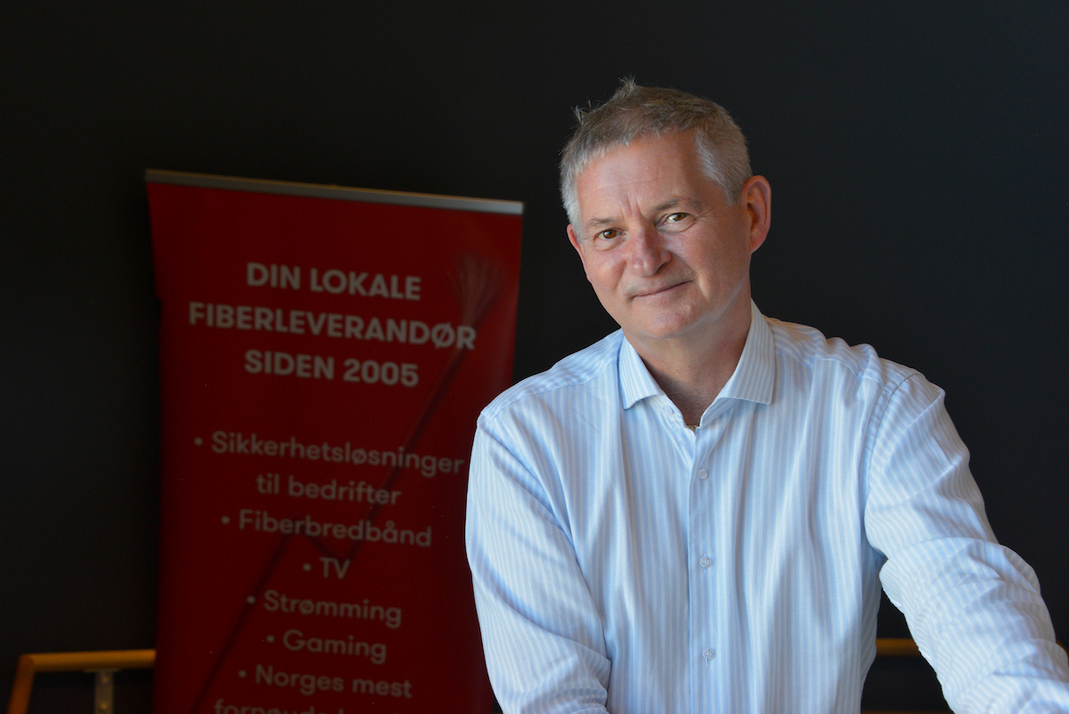 Espen Thorvaldsen, daglig leder i Lofotkraft Bredbånd