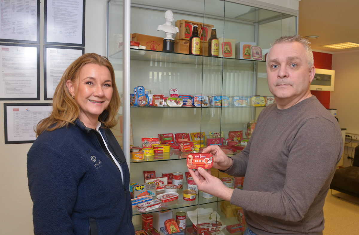 Kai Bystrøm, fabrikksjef King Oscar Svolvær for Lofotkraft Bredbånd. Foto: Tore Berntsen Visualdays.no