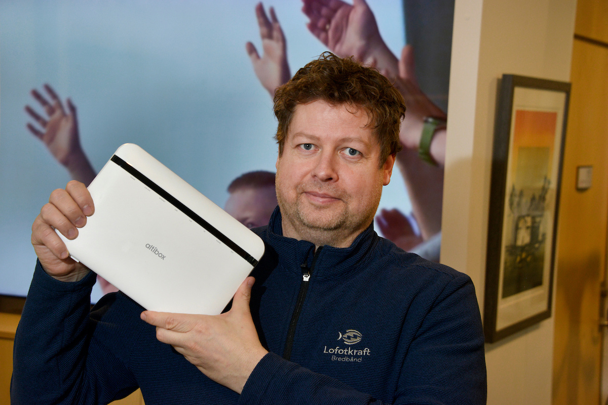 Morten André Linchausen Lofotkraft Bredbånd  Foto: Tore Berntsen, Visualdays.no